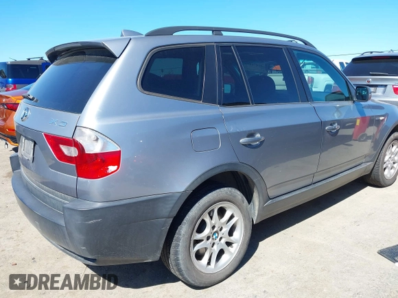 2005 BMW X3 2.5i with VIN WBXPA73415WC50781, listed as a IAAI auction lot 41871451 with 116,251 mi miles. Bid and sale history available at carsss.com. Image 4.