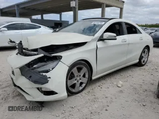 2016 Mercedes-Benz CLA 250 with VIN WDDSJ4GB3GN303071, listed as a Copart auction lot 54166795 with 107,001 mi miles and Salvage title. Bid and sale history available at DreamBid. Image 1.