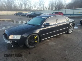 2009 Audi A8 L 4.2L with VIN WAUMV94E59N001610, listed as a Copart auction lot 85140274 with 116,332 mi miles and Salvage Title. Bid and sale history available at carsss.com. Image 1.