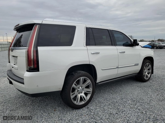 2018 Cadillac Escalade Premium Luxury with VIN 1GYS3CKJ6JR141900, listed as a Copart auction lot 87756755 with 177,663 mi miles and Salvage Title. Bid and sale history available at carsss.com. Image 3.