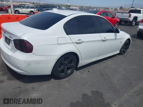 2007 BMW 3 Series 328i with VIN WBAVC53537FZ81155, listed as a IAAI auction lot 42368057 with 134,870 mi miles and . Bid and sale history available at DreamBid. Image 4.