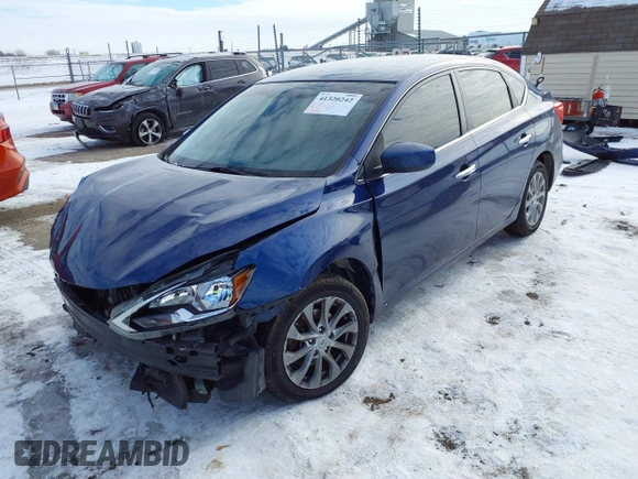 2019 Nissan Sentra SV with VIN 3N1AB7AP2KY446519, listed as a IAAI auction lot 41320242 with 115,822 mi miles and . Bid and sale history available at DreamBid. Image 2.