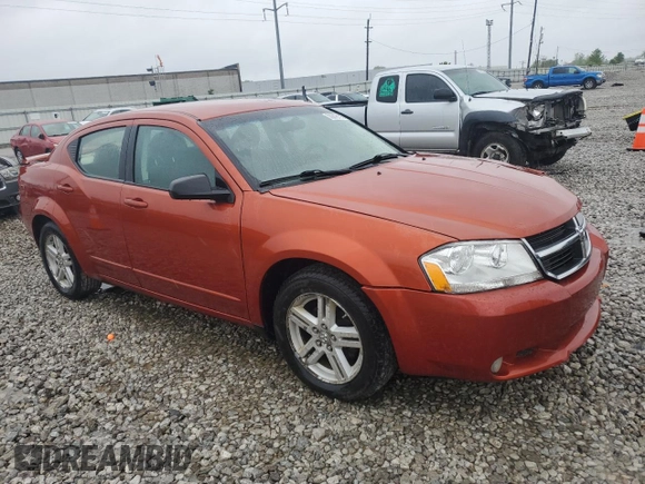 2008 Dodge Avenger SXT with VIN 1B3LC56KX8N665577, listed as a Copart auction lot 55616115 with 135,626 mi miles and Salvage Title. Bid and sale history available at DreamBid. Image 4.