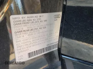 2018 Audi A4 allroad Premium Plus with VIN WA18NAF49JA051720, listed as a Copart auction lot 89076335 with 60,587 mi miles and Salvage Title. Bid and sale history available at carsss.com. Image 13.