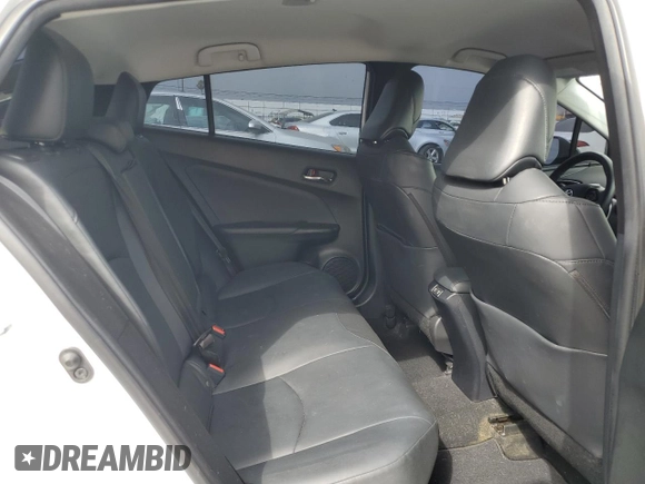 2021 Toyota Prius L Eco with VIN JTDKAMFUXM3149396, listed as a Copart auction lot 61874195 with 126,473 mi miles and Salvage title. Bid and sale history available at DreamBid. Image 10.