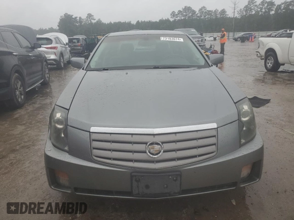 2005 Cadillac CTS with VIN 1G6DP567950116645, listed as a Copart auction lot 73183074 with 137,399 mi miles and Salvage Title. Bid and sale history available at carsss.com. Image 5.