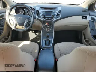 2015 Hyundai Elantra SE with VIN 5NPDH4AE2FH592573, listed as a Copart auction lot 59092025 with 62,870 mi miles and Salvage title. Bid and sale history available at DreamBid. Image 8.