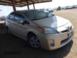 2010 Toyota Prius II with VIN JTDKN3DU9A0160436, listed as a IAAI auction lot 42068708 with 172,664 mi miles. Bid and sale history available at carsss.com. Image 1.