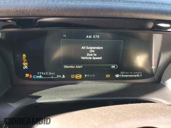 2020 Lincoln Aviator Black Label with VIN 5LM5J9XC7LGL08777, listed as a Copart auction lot 84043844 with 77,962 mi miles and Salvage title. Bid and sale history available at DreamBid. Image 9.