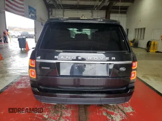 2018 Land Rover Range Rover HSE with VIN SALGS2RK2JA503106, listed as a Copart auction lot 51116135 with 54,639 mi miles and Salvage title. Bid and sale history available at DreamBid. Image 6.