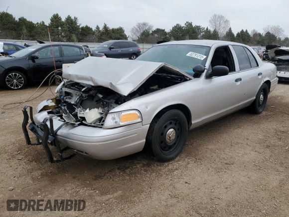 2008 Ford Police Interceptor with VIN 2FAFP71V28X131278, listed as a Copart auction lot 53791315 with 166,096 mi miles and Salvage title. Bid and sale history available at DreamBid. Image 1.