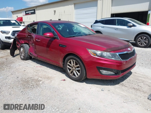 2013 Kia Optima LX z VIN 5XXGM4A73DG187566, wystawiony jako IAAI lot #42136713 z przebiegiem 73 406 mil mil oraz . Historia ofert i sprzedaży dostępna na DreamBid. Obrazek 1.