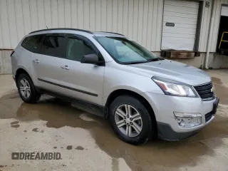 2017 Chevrolet Traverse LS with VIN 1GNKRFED6HJ353661, listed as a Copart auction lot 49621185 with 140,971 mi miles and Clean Title. Bid and sale history available at carsss.com. Image 4.