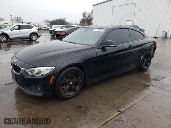 2015 BMW 4 Series 428i with VIN WBA3N7C55FK223126, listed as a Copart auction lot 43506625 with 111,540 mi miles and Salvage title. Bid and sale history available at DreamBid. Image 1.