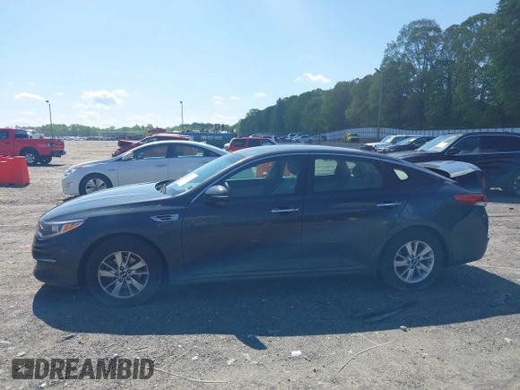 2016 Kia Optima LX with VIN KNAGT4L3XG5078248, listed as a IAAI auction lot 42011616 with 150,000 mi miles. Bid and sale history available at carsss.com. Image 14.
