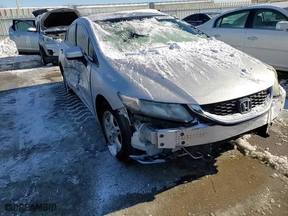 2015 Honda Civic Sedan LX with VIN 19XFB2F56FE035807, listed as a Copart auction lot 41630255 with 194,864 mi miles and Salvage Title. Bid and sale history available at carsss.com. Image 10.