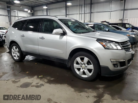 2017 Chevrolet Traverse LT with VIN 1GNKVGKDXHJ230242, listed as a Copart auction lot 47626265 with 134,491 mi miles and Salvage Title. Bid and sale history available at DreamBid. Image 4.