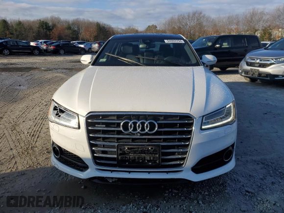 2016 Audi A8 L 4.0T Sport with VIN WAU43AFD2GN010239, listed as a Copart auction lot 84002294 with 139,364 mi miles and Salvage Title. Bid and sale history available at carsss.com. Image 5.