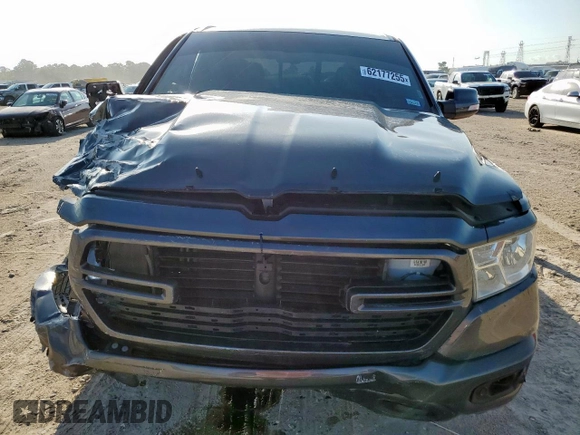 2019 Ram 1500 Big Horn с VIN 1C6SRFFT8KN719898, выставлен на аукционе Copart как лот 62177255 с пробегом 68 637 миль миль и Списание • Salvage title. История ставок и продаж доступна на DreamBid. Изображение 5.