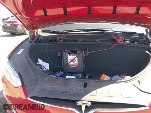 2016 Tesla Model X 70D with VIN 5YJXCAE23GF002262, listed as a IAAI auction lot 41839084 with 173,658 mi miles. Bid and sale history available at carsss.com. Image 10.