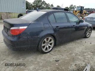 2007 BMW 5 Series 550i with VIN WBANB53537CP03814, listed as a Copart auction lot 47264345 with 203,544 mi miles and Clean Title. Bid and sale history available at DreamBid. Image 3.