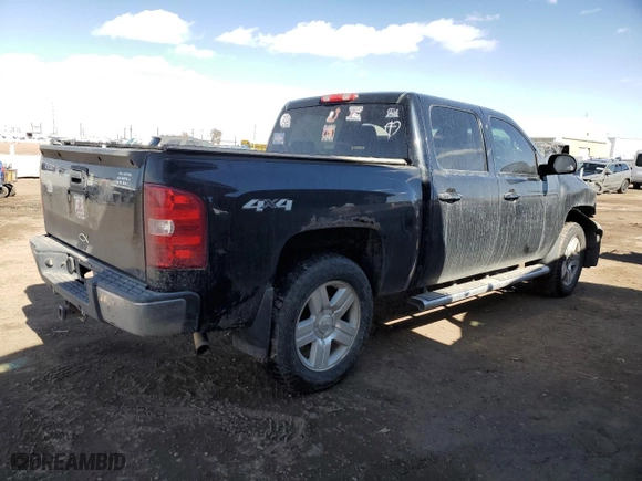 2007 Chevrolet Silverado 1500 LTZ with VIN 3GCEK13M77G548071, listed as a Copart auction lot 47145505 with 151,400 mi miles and Salvage Title. Bid and sale history available at carsss.com. Image 3.