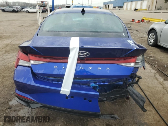 2023 Hyundai Elantra SE with VIN KMHLL4AG2PU455874, listed as a Copart auction lot 53378965 with 24,100 mi miles and Non Repairable. Bid and sale history available at DreamBid. Image 6.