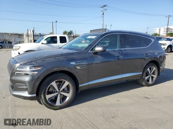 2022 Genesis GV80 z VIN KMUHCESC7NU076679, wystawiony jako Copart lot #57894835 z przebiegiem 49 882 mil mil oraz Szkoda całkowita • Salvage title. Historia ofert i sprzedaży dostępna na DreamBid. Obrazek 1.