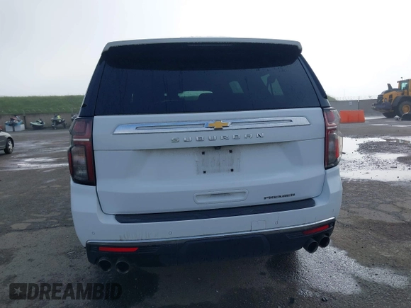 2023 Chevrolet Suburban Premier with VIN 1GNSKFKD1PR253914, listed as a IAAI auction lot 41823036 with 62,876 mi miles and . Bid and sale history available at DreamBid. Image 16.