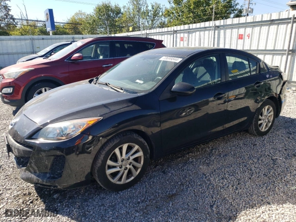 2012 Mazda Mazda3 i Touring with VIN JM1BL1V85C1600340, listed as a Copart auction lot 73699844 with 181,550 mi miles and Salvage Title. Bid and sale history available at carsss.com. Image 1.
