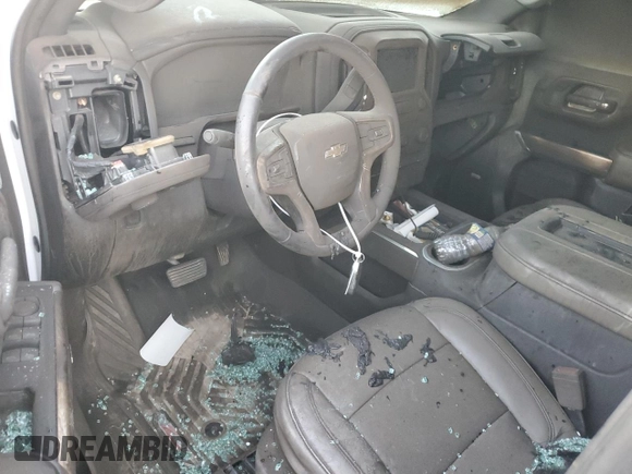 2020 Chevrolet Silverado 1500 LTZ with VIN 1GCUYGEL5LZ101671, listed as a Copart auction lot 41624055 with Not Provided miles and Salvage Title. Bid and sale history available at DreamBid. Image 8.
