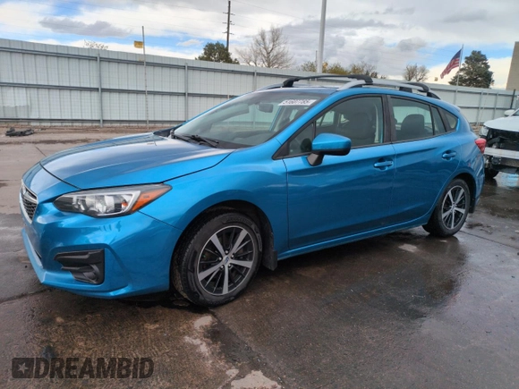 2019 Subaru Impreza Premium with VIN 4S3GTAC62K3703130, listed as a Copart auction lot 51607785 with 67,550 mi miles and Salvage Title. Bid and sale history available at DreamBid. Image 1.
