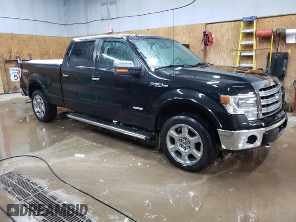 2014 Ford F-150 XL with VIN 1FTFW1ET7EFB16267, listed as a Copart auction lot 50692885 with 164,851 mi miles and Clean Title. Bid and sale history available at carsss.com. Image 4.