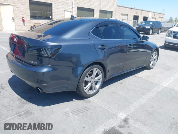 2010 Lexus IS 250 with VIN JTHBF5C28A5124733, listed as a IAAI auction lot 42566012 with 108,017 mi miles and . Bid and sale history available at DreamBid. Image 4.