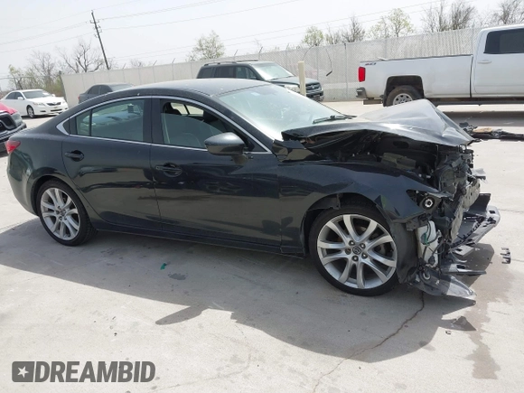 2015 Mazda 6 i Touring with VIN JM1GJ1V67F1174536, listed as a IAAI auction lot 41823441 with 100,264 mi miles. Bid and sale history available at carsss.com. Image 13.