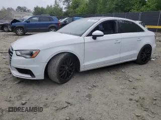 2015 Audi A3 Premium Plus with VIN WAUEFGFF4F1115998, listed as a Copart auction lot 58567835 with 102,495 mi miles and Salvage title. Bid and sale history available at DreamBid. Image 1.