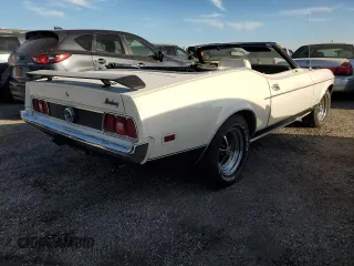 1973 Ford Mustang с VIN 3F03H257970, выставлен на аукционе Copart как лот 76169144 с пробегом 70 749 миль миль и Списание • Salvage title. История ставок и продаж доступна на DreamBid. Изображение 3.