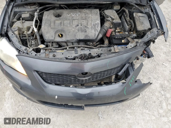 2010 Toyota Corolla with VIN 2T1BU4EEXAC528693, listed as a Copart auction lot 42368305 with 170,529 mi miles and Salvage Title. Bid and sale history available at DreamBid. Image 11.