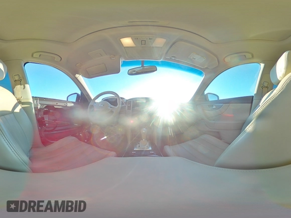 2014 Infiniti QX70 with VIN JN8CS1MU8EM451000, listed as a Copart auction lot 88303945 with 158,966 mi miles and Salvage Title. Bid and sale history available at DreamBid. Image 14.
