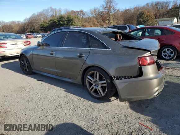 2016 Audi A6 3.0L TDI Premium Plus with VIN WAUFMAFC9GN072430, listed as a Copart auction lot 76721243 with 0 mi miles. Bid and sale history available at carsss.com. Image 2.