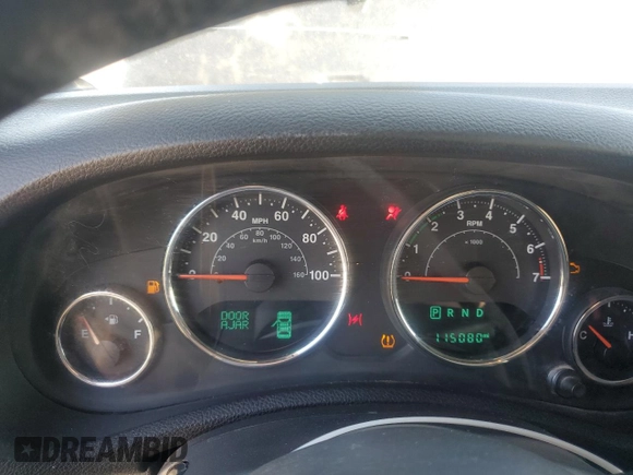2018 Jeep Wrangler Sahara with VIN 1C4AJWBG5JL860734, listed as a Copart auction lot 57336175 with 115,080 mi miles and Clean title. Bid and sale history available at DreamBid. Image 9.
