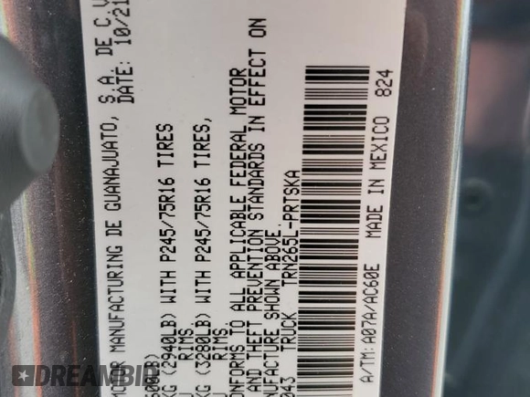 2022 Toyota Tacoma SR with VIN 3TYAX5GN9NT038043, listed as a Copart auction lot 55555025 with 31,648 mi miles and Salvage title. Bid and sale history available at DreamBid. Image 12.