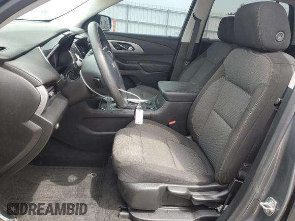 2020 Chevrolet Traverse LS with VIN 1GNEVFKW3LJ231556, listed as a Copart auction lot 58529715 with 97,841 mi miles and Salvage title. Bid and sale history available at DreamBid. Image 7.