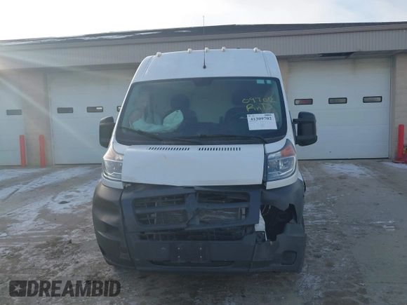 2018 Ram ProMaster Cargo with VIN 3C6URVJGXJE153615, listed as a IAAI auction lot 41309702 with 122,597 mi miles. Bid and sale history available at carsss.com. Image 12.