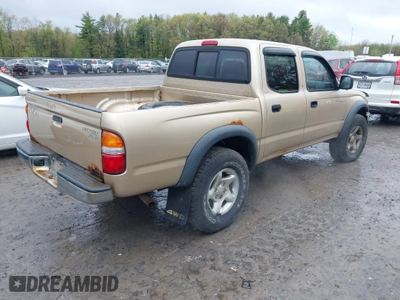 2001 Toyota Tacoma with VIN 5TEHN72N01Z763241, listed as a IAAI auction lot 42185436 with 225,757 mi miles and . Bid and sale history available at carsss.com. Image 4.