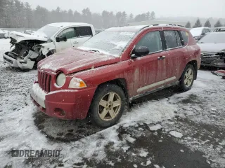 2007 Jeep Compass Limited with VIN 1J8FF57W67D256591, listed as a Copart auction lot 44167335 with 179,456 mi miles and Salvage Title. Bid and sale history available at carsss.com. Image 1.