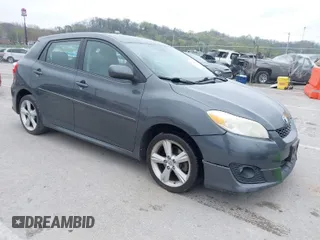 2009 Toyota Matrix S with VIN 2T1LE40E59C011578, listed as a IAAI auction lot 42020925 with 202,977 mi miles. Bid and sale history available at carsss.com. Image 1.