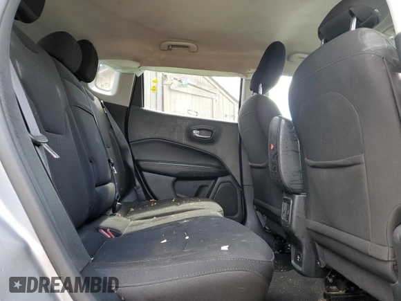 2017 Jeep Compass Sport с VIN 3C4NJDAB7HT656026, выставлен на аукционе Copart как лот 57790745 с пробегом Не указан миль и На запчасти • Non repairable. История ставок и продаж доступна на DreamBid. Изображение 11.