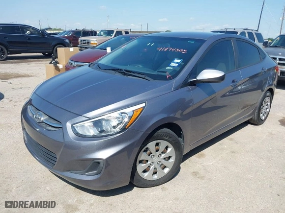 2017 Hyundai Accent SE with VIN KMHCT4AE7HU291456, listed as a IAAI auction lot 41874305 with 116,767 mi miles. Bid and sale history available at carsss.com. Image 2.