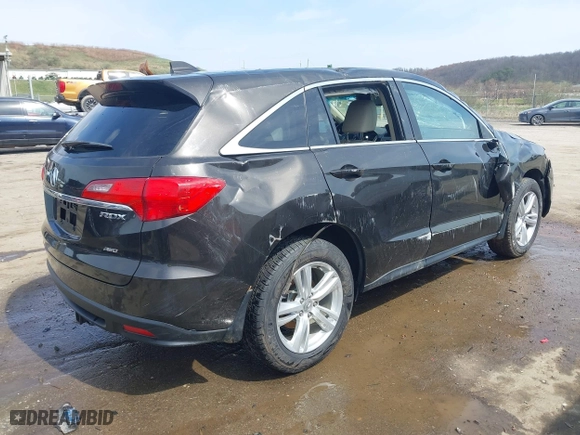 2015 Acura RDX Tech Pkg with VIN 5J8TB4H55FL008389, listed as a IAAI auction lot 41934543 with 81,762 mi miles. Bid and sale history available at carsss.com. Image 4.